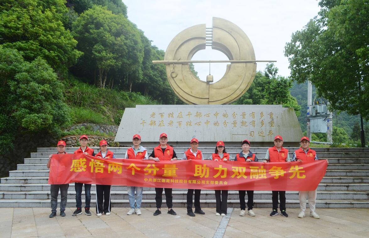 迦南科技黨支部組織開(kāi)展“感悟兩個(gè)分量，助力雙融爭先”主題黨日活動(dòng)
